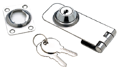  50-37031   LOCKABLE STAINLESS STEEL HASP