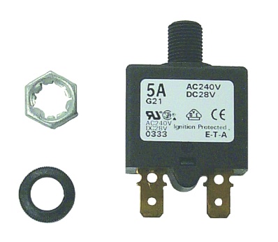  47-CB41200   BREAKER 5 AMP. RESETTABLE