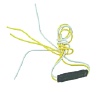  47-TC43634   CONNECTOR FLAT 2 POLE M/F 