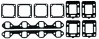  47-4399    27-54566A1 MC EXH MAN GSKT SET