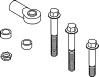 1-SA27276P    ROD END KIT 1/2-20 THREAD 