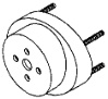 1-SB27265P    BIG-T-BEZEL 90/20DEG 2PC BLK**