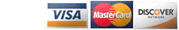 Visa, MC, Amex, Discover Accepted